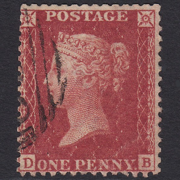 GB QV 1857 1d Deep Rose-red (Plate 62) SG41-C10(4) DB GU