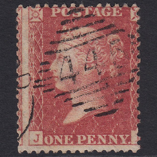 GB QV 1857 1d (Plate 47) SG40-C10(1) JL FU Missing Imprimatur Waterford 445