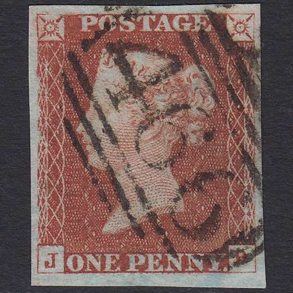 GB QV 1841 1d (Plate 64) SG8-B1(1) JB FU 4 Good Margins Liverpool 466