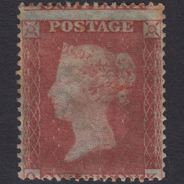 GB QV 1854 1d Red-brown (Plate 155) SG17-C1(1) QK Good M Mint Misperf