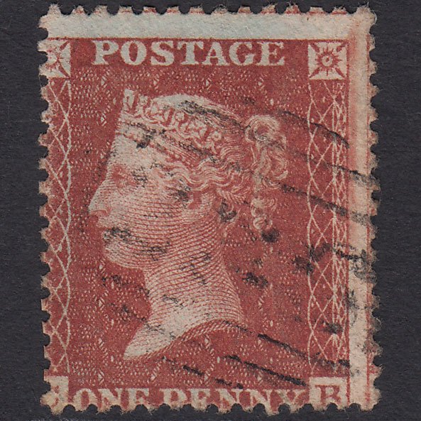 GB QV 1855 1d Red-brown (Plate 11) SGC6(1) CB FU Dartford 236 Misperf