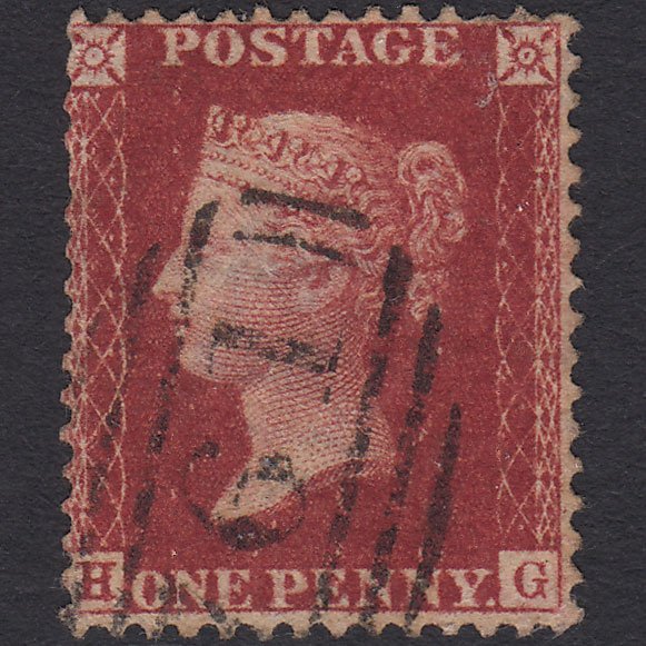 GB QV 1857 1d Deep Rose-red (Plate 36) SG41-C10(4) HG GU Sunderland 761