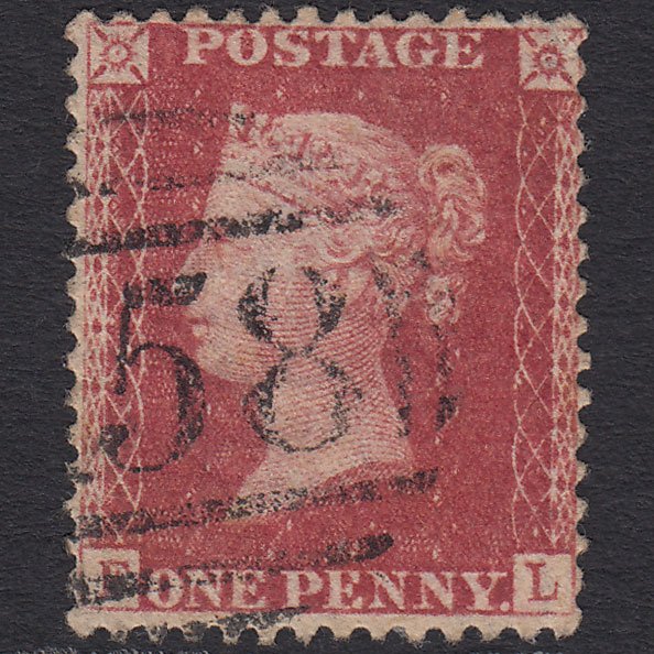 GB QV 1857 1d Rose-red (Plate 67) SG40-C10(1) FL GU Cambridge 158