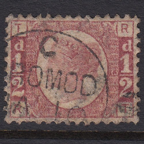 GB QV 1870 1/2d Rose-red (Plate 13) SG48-G4 RT GU Dromod CDS Cancel