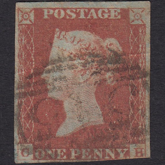 GB QV 1841 1d Red-brown (Plate 85) SG8-B1(1) CH GU Newcastle 545