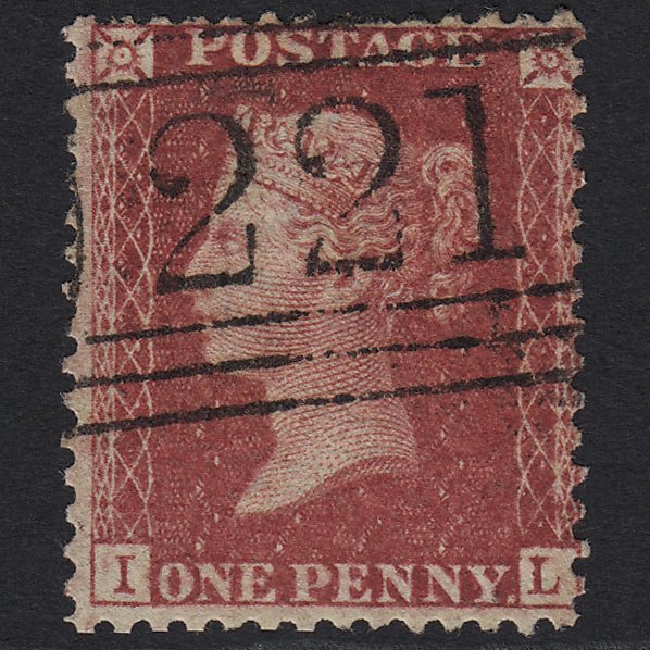 GB QV 1857 1d (Plate 59) SG40-C10(1) IL GU Leith 221 Missing Imprimatur