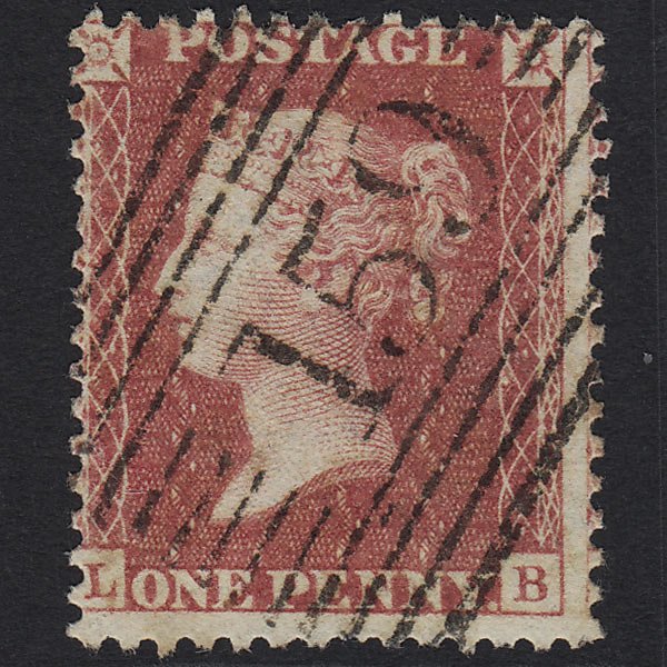 GB QV 1857 1d Rose-red (Plate 52) SG40-C10(1) LB GU Glasgow 159
