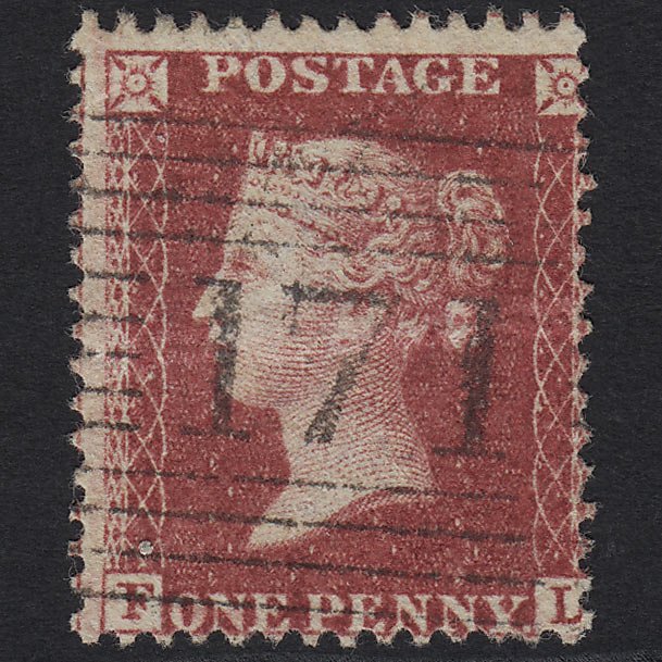 GB QV 1857 1d Rose-red (Plate 60) SG40-C10(1) FL GU Haddington 171