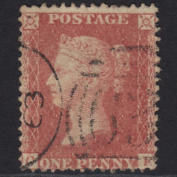 GB QV 1857 1d Rose-red (Plate 47) SG40-C10(1) CE GU
