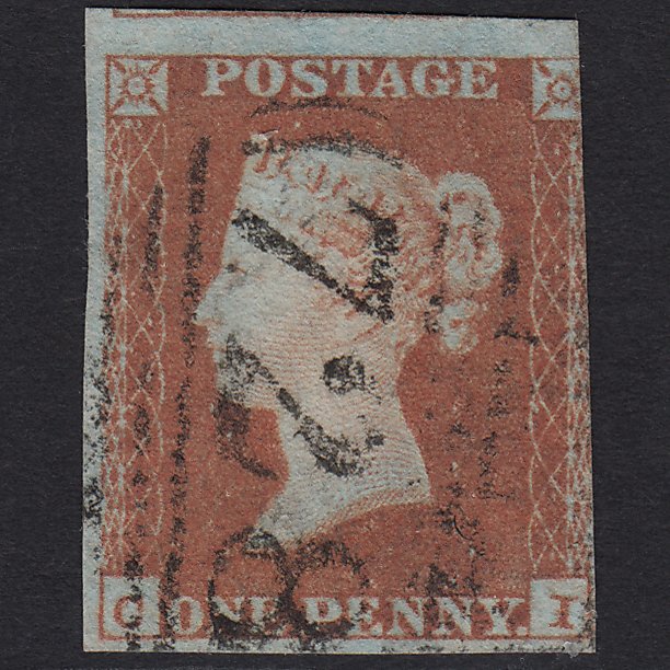 GB QV 1841 1d Red-brown (Plate 91) SG8-B1(1) CI GU Spilsby 728