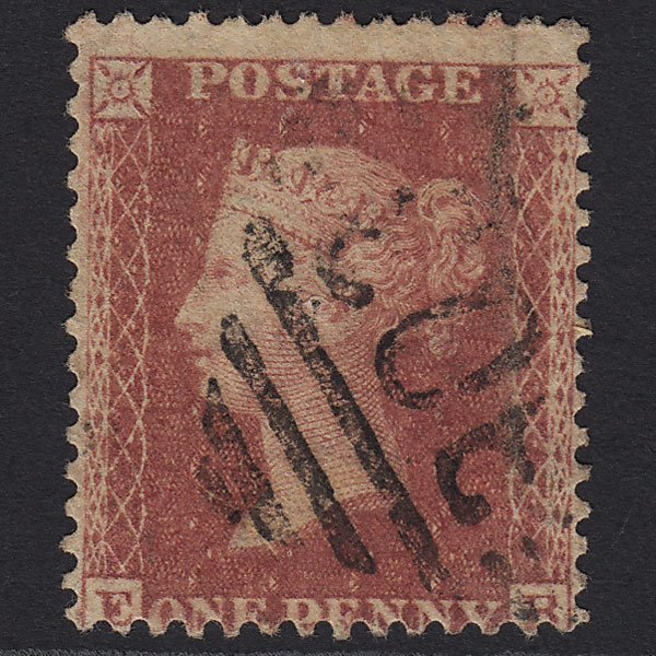 GB QV 1857 1d Rose-red (Plate 60) SG40-C10(1) EB GU Limerick 303
