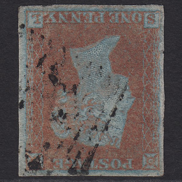 GB QV 1841 1d (Plate 119) SG8a-B1(2) Framed Reverse Wmk Inv SL FU 4M Imperf