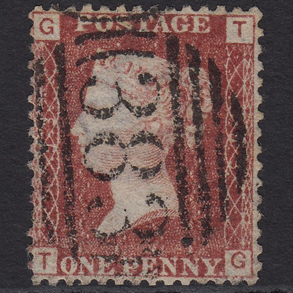 GB QV 1864 1d Lake-red (Plate 93) SG44-G1(2) TG FU Hull 383
