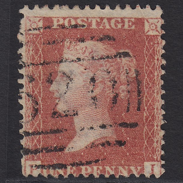 GB QV 1857 1d Rose-red (Plate 41) SG40-C10(1) PI FU Plymouth 620
