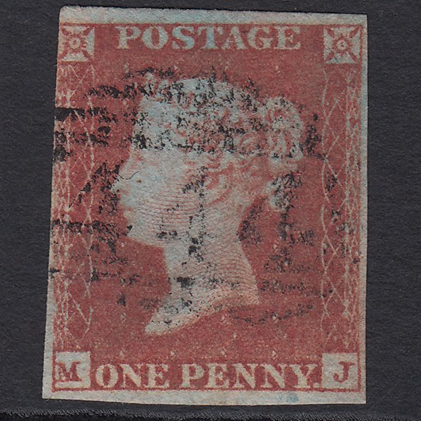 GB QV 1841 1d Red-brown (Plate 102) SG8-B1(1) MJ GU 3m Leamington 444