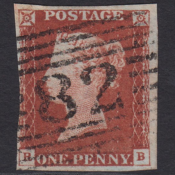 GB QV 1841 1d Red-brown (Plate 68) SG8-B1(1) RB FU nr 4M Craigellachie 82