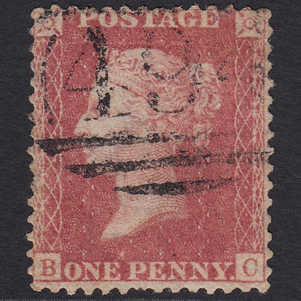 GB QV 1857 1d Rose-red (Plate 41) SG40-C10(1) BC GU Maldon 494