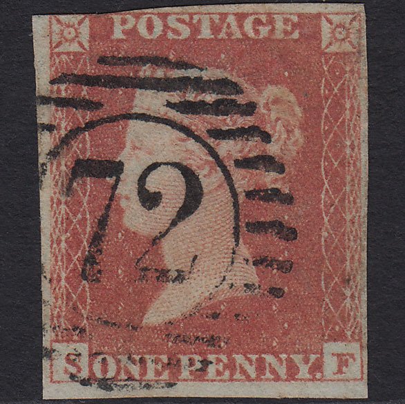 GB QV 1841 1d Red-brown (Plate 169) SG8-B2(1) SF GU nr 4M London D&S 72