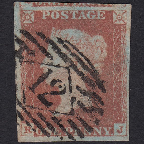 GB QV 1841 1d (Plate 74) SG8-B1(1) RJ GU 4 Good to Huge Margins London IS 12