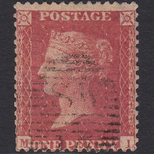 GB QV 1857 1d Rose-red (Plate 49) SG40-C10(1) ML GU London D&S SW17