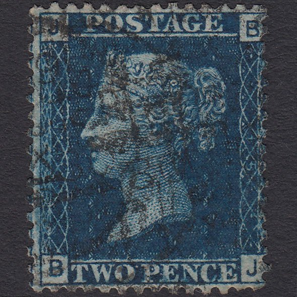 GB QV 1869 2d Blue (Plate 15) SG46-G3 BJ GU