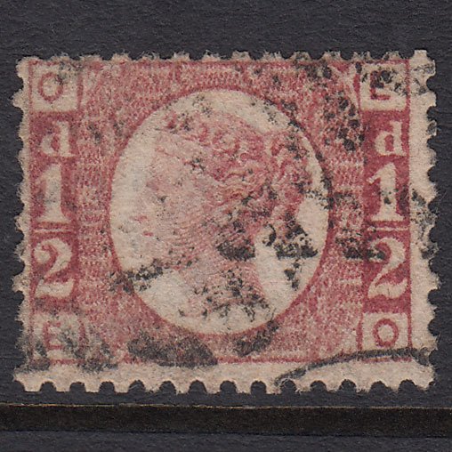 GB QV 1870 1/2d Rose-red (Plate 12) SG48-G4 EO GU