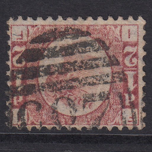 GB QV 1870 1/2d Rose-Red SG48wk-G4 Wmk Inverted & Reversed IF FU