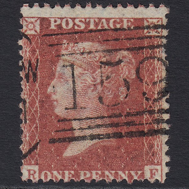 GB QV 1857 1d Rose-red (Plate 48) SG40-C10(1) RF GU Glasgow 159