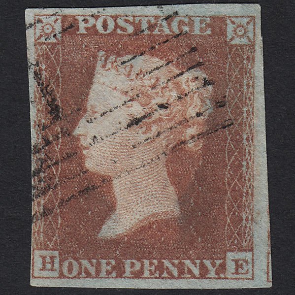 GB QV 1841 1d (Plate 160) SG8-B2(1) HE FU 4M Imperf Bizarre Ivory Head