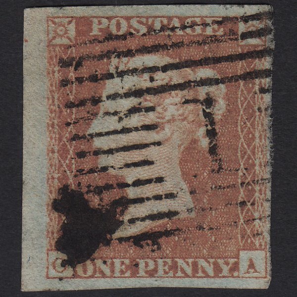 GB QV 1841 1d (Plate 91) SG8-B1(1) OA FU Aberdeen 1 4 Margins Marginal