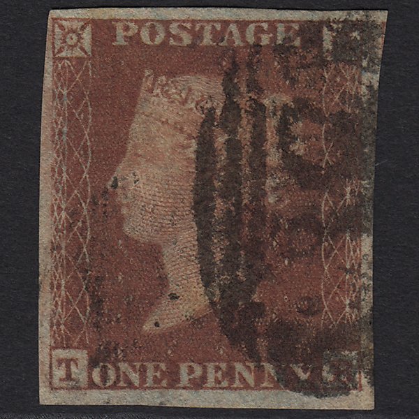 GB QV 1841 1d Deep Red-brown (Plate 164) SG10-B2(1) TB GU 4 Margins