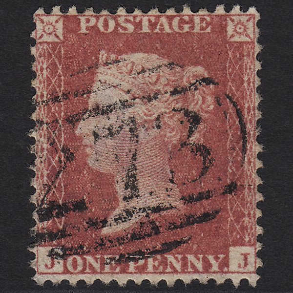 GB QV 1857 1d (Plate 62) SG40-C10(1) JJ FU Eccleshall 273 Missing Imprimatur