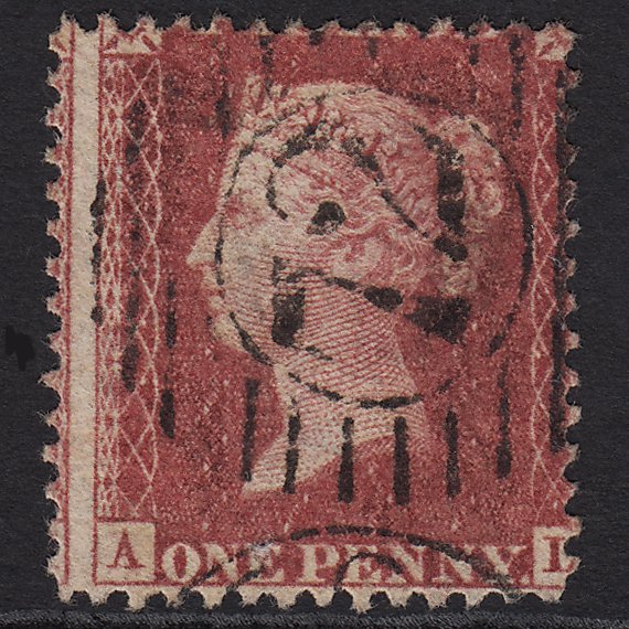 GB QV 1861 1d (Plate 51) SG42-C12(3) AL FU D&S 72 Missing Imprimatur Misperf