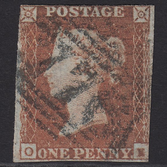 GB QV 1841 1d Red-brown (Plate 91) SG8-B1(1) OE GU Taunton 776