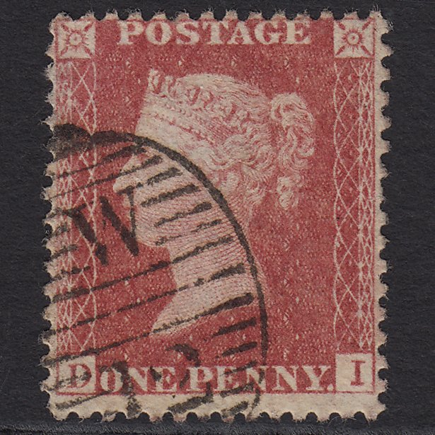 GB QV 1857 1d Rose-red (Plate 34) SG40-C10(1) DI FU London D&S W12