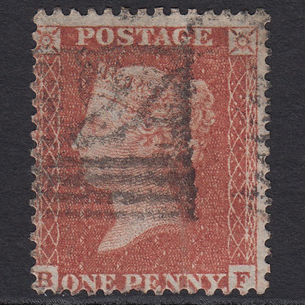 GB QV 1855 1d Red-brown (Plate 8) SGC6(1) BF GU Scotland