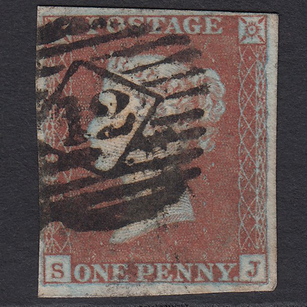 GB QV 1841 1d (Plate 111) SG8a-B1(2) Ivory Head SJ GU 4M London IS 12