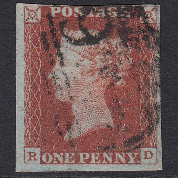 GB QV 1841 1d Red-brown (Plate 69) SG8-B1(1) RD FU 4 Margins