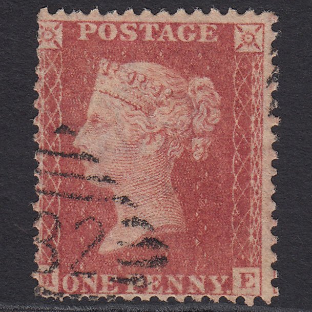 GB QV 1857 1d Rose-red (Plate 67) SG40-C10(1) ME GU Ireland