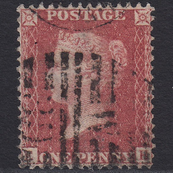 GB QV 1857 1d (Plate 44) SG40-C10(1) EH GU London D&S Cancel Very Well Centred