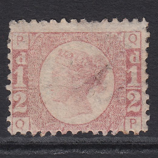 GB QV 1870 1/2d Rose (Plate 11) SG49-G4 QP Good MNH