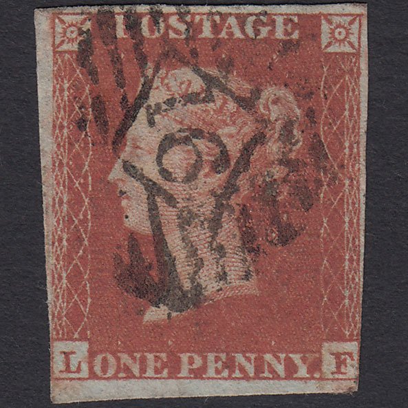 GB QV 1841 1d Red-brown (Plate 154) SG8-B2(1) LF GU nr 4M London IS 16