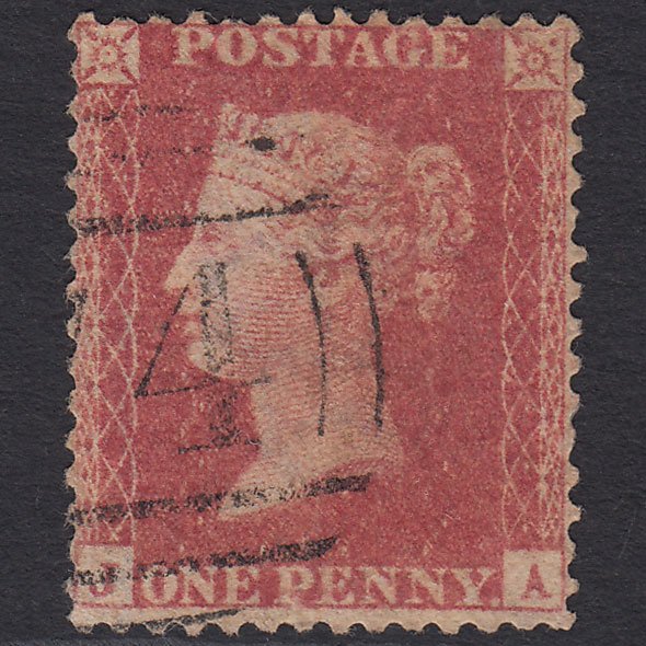 GB QV 1857 1d Rose-red (Plate 41) SG40-C10(1) JA FU Birkenhead 74