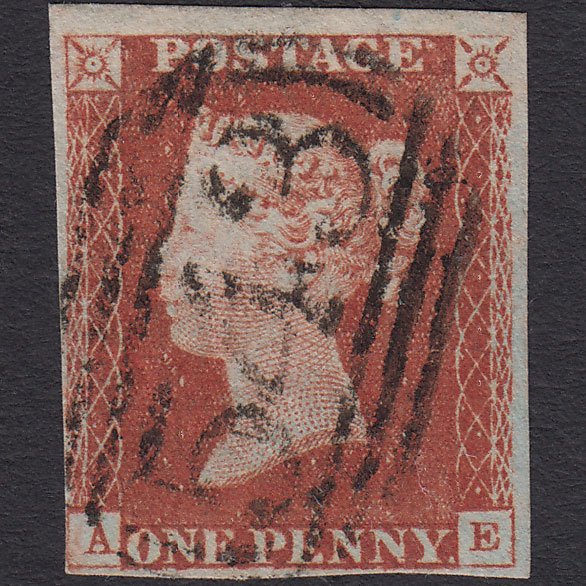 GB QV 1841 1d (Plate 60) SG8-B1(1) AE FU Missing Imprimatur nr 4M Liss 543