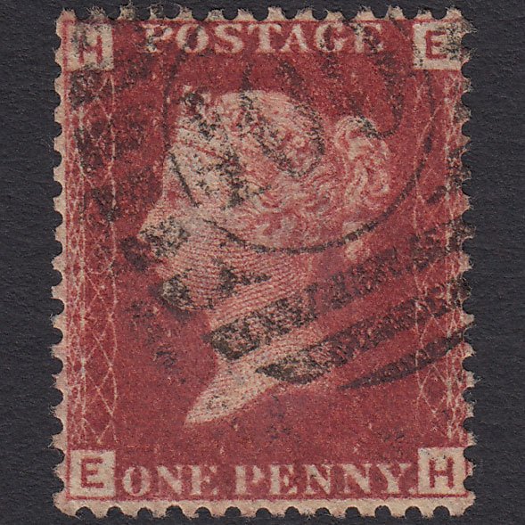 GB QV 1864 1d Lake-red (Plate 162) SG44-G1(2) EH FU London D&S 100