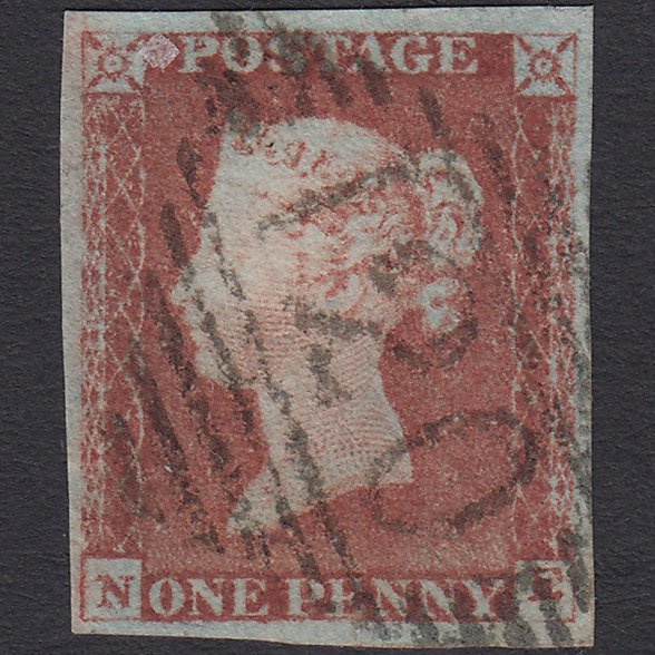 GB QV 1841 1d Red-brown (Plate 66) SG8-B1(1) NE VFU 4M Castlepollard 120