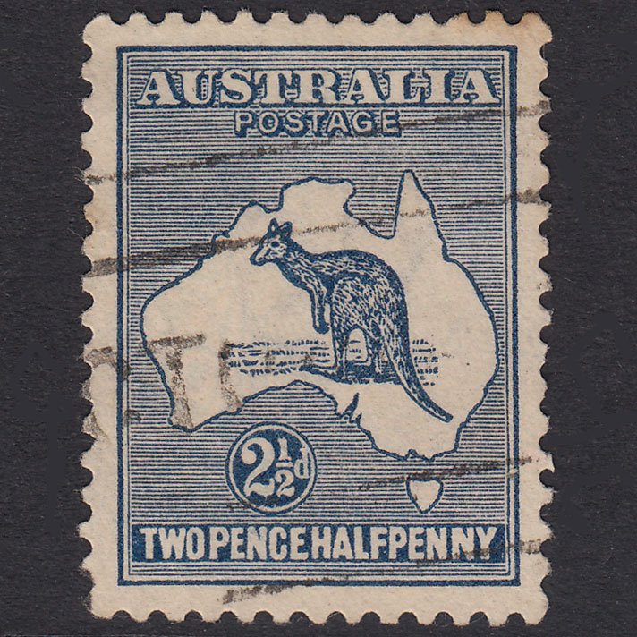 AUSTRALIA 1915 2 1/2d Indigo Kangaroo SG25 GU