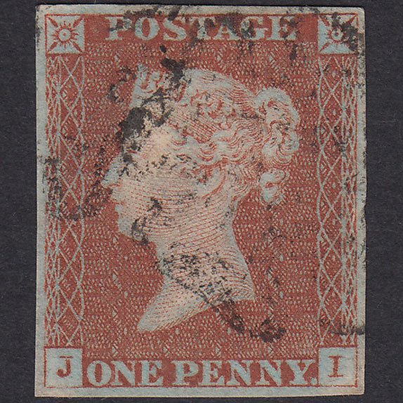 GB QV 1841 1d Red-Brown Plate 29 SG8-B1(1) Ivory Head JI FU 4M MX