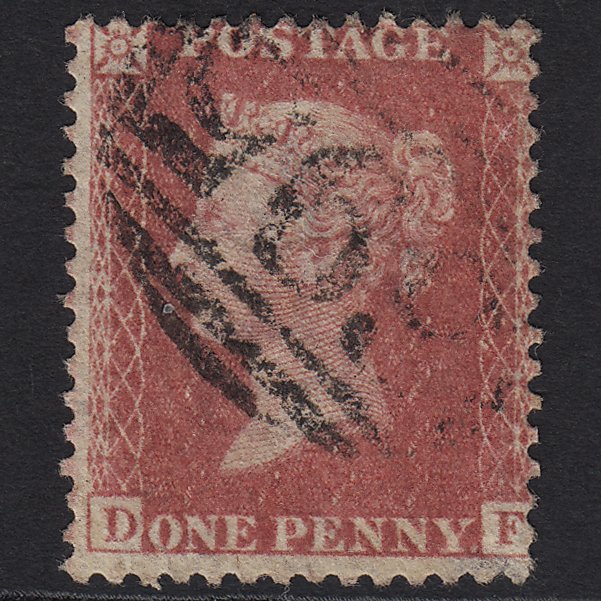 GB QV 1857 1d Rose-red (Plate 27) SG40-C10(1) DF GU Selby 695