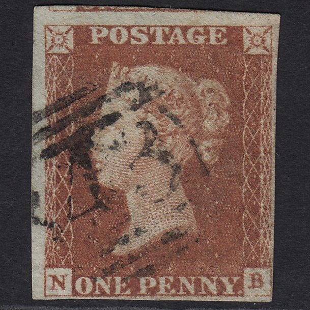 QV 1841 1d Red-brown (Plate 69) SG8-B1(1) NB FU 4 Margins